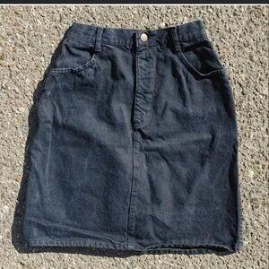 Vintage 90s Sloane Sport High Rise Black Washed Denim Jean Shorts Size 7/8